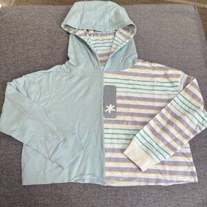 Girls Sunset Stripes Hoodie, Size 8
